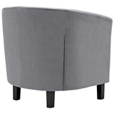 Modern Prospect Tufted Upholstered Velvet 2 Set Sofa - Mid Century Modern Accent ArmChair