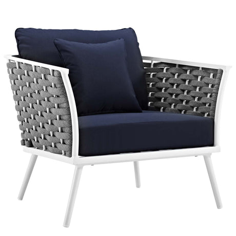 Stance Armchair Outdoor Patio Aluminum Set Of 2 - BUILDMYPLACE