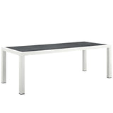 Stance 9 Piece Outdoor Patio Aluminum Dining Set - BUILDMYPLACE