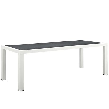 Stance 9 Piece Outdoor Patio Aluminum Dining Set - BUILDMYPLACE