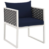 Stance 9 Piece Outdoor Patio Aluminum Dining Set - BUILDMYPLACE