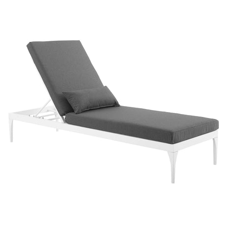 Perspective Cushion Outdoor Patio Chaise Lounge Chair - BUILDMYPLACE