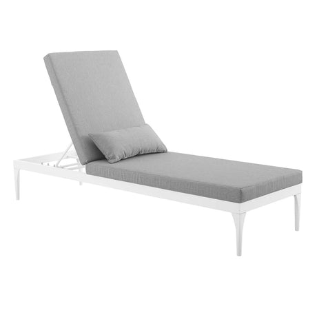 Perspective Cushion Outdoor Patio Chaise Lounge Chair - BUILDMYPLACE