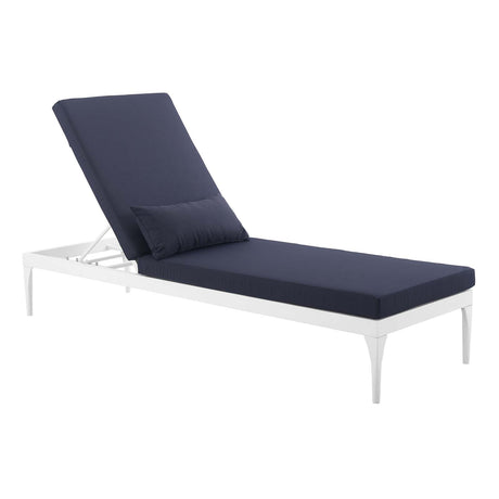 Perspective Cushion Outdoor Patio Chaise Lounge Chair - BUILDMYPLACE