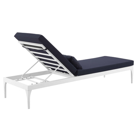 Perspective Cushion Outdoor Patio Chaise Lounge Chair - BUILDMYPLACE