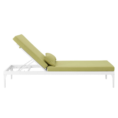 Perspective Cushion Outdoor Patio Chaise Lounge Chair - BUILDMYPLACE
