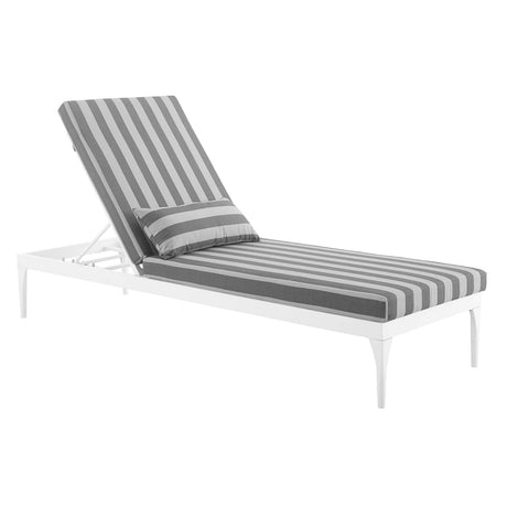 Perspective Cushion Outdoor Patio Chaise Lounge Chair - BUILDMYPLACE