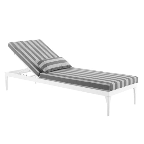 Perspective Cushion Outdoor Patio Chaise Lounge Chair - BUILDMYPLACE