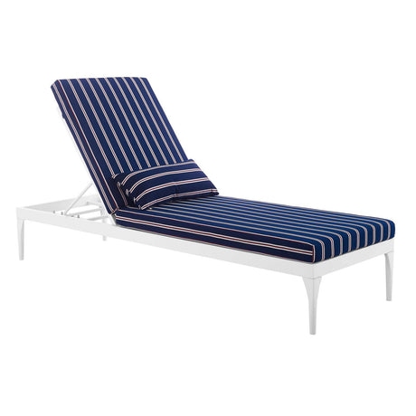 Perspective Cushion Outdoor Patio Chaise Lounge Chair - BUILDMYPLACE