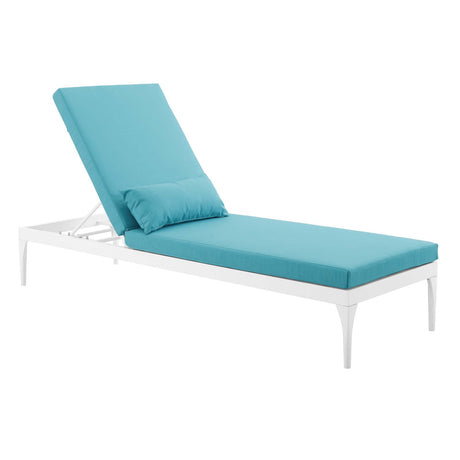 Perspective Cushion Outdoor Patio Chaise Lounge Chair - BUILDMYPLACE
