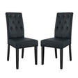 Modern Confer Vinyl Dining Side Chair - Modern Dining Chair Set - BUILDMYPLACE