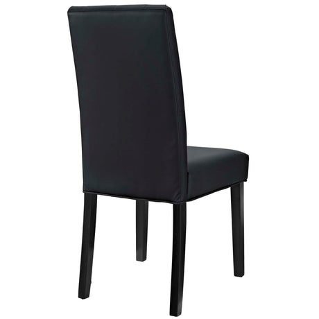 Modern Confer Vinyl Dining Side Chair - Modern Dining Chair Set - BUILDMYPLACE