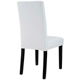 Modern Confer Vinyl Dining Side Chair - Modern Dining Chair Set - BUILDMYPLACE