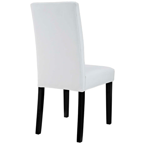 Modern Confer Vinyl Dining Side Chair - Modern Dining Chair Set - BUILDMYPLACE