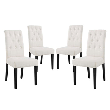 Modern Confer Fabric Dining Side Chair - Modern Dining Chair Set