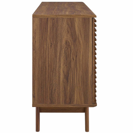 Modern Render 63" Entertainment Center Tv Stand - Storage Organizer for Living Room - BUILDMYPLACE