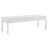 Modern Upholstered Loft Tufted Faux Leather Bench - Black Seat Living Room Bench - BUILDMYPLACE