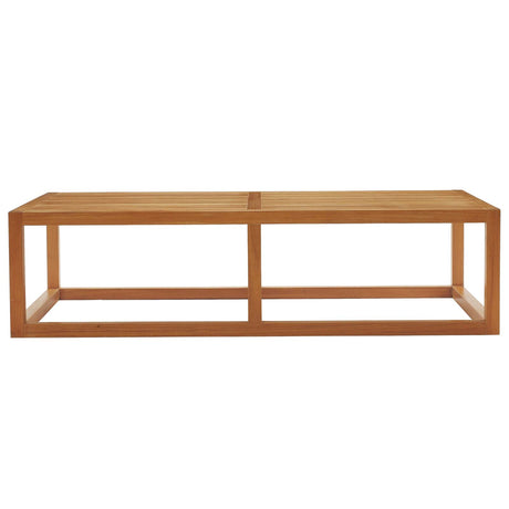 Newbury Outdoor Patio Premium Grade A Teak Wood Coffee Table - BUILDMYPLACE