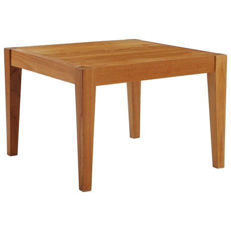 Northlake Outdoor Patio Premium Grade A Teak Wood Side Table - BUILDMYPLACE