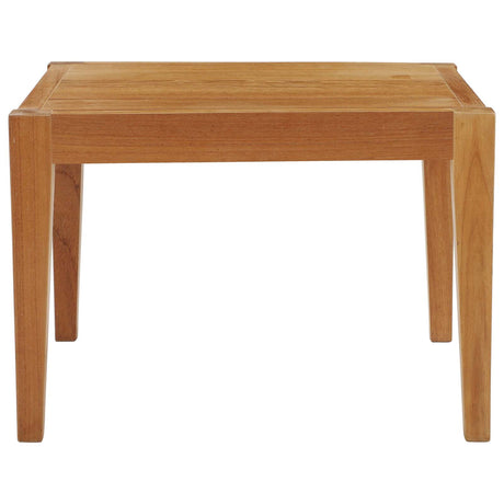 Northlake Outdoor Patio Premium Grade A Teak Wood Side Table - BUILDMYPLACE