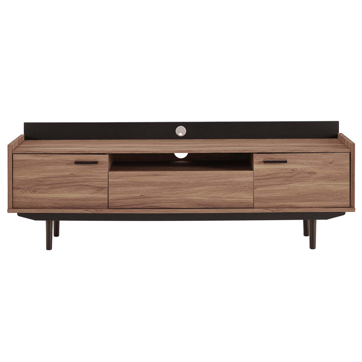 Mid - Century Modern Visionary Corner Universal 71 Tv Stand - Tv Console Table - BUILDMYPLACE