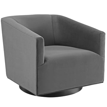 Twist Accent Performance Velvet  Decorative Chair - Swivel Accent Lounge Living Room Chair