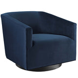 Twist Accent Performance Velvet  Decorative Chair - Swivel Accent Lounge Living Room Chair - BUILDMYPLACE