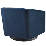 Twist Accent Performance Velvet  Decorative Chair - Swivel Accent Lounge Living Room Chair - BUILDMYPLACE