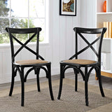 Modern Gear Dining Armless Side Chair - Leisure Tea - Breakfast Chair - BUILDMYPLACE