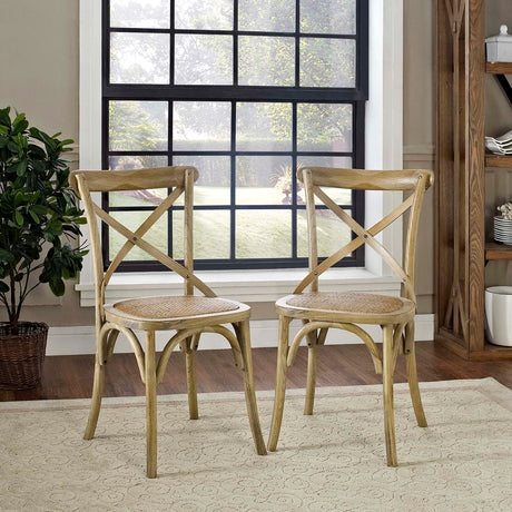 Modern Gear Dining Armless Side Chair - Leisure Tea - Breakfast Chair - BUILDMYPLACE