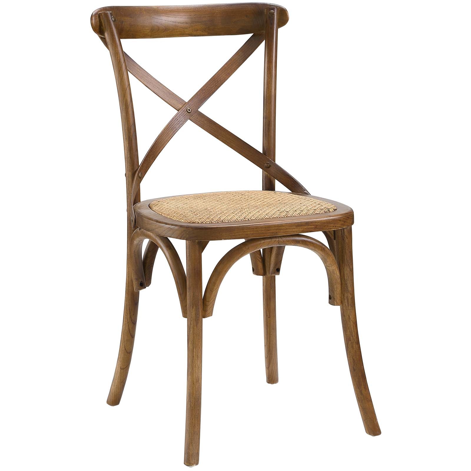 Weathered x back online dining chair