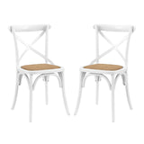 Modern Gear Dining Armless Side Chair - Leisure Tea - Breakfast Chair - BUILDMYPLACE