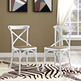 Modern Gear Dining Armless Side Chair - Leisure Tea - Breakfast Chair - BUILDMYPLACE