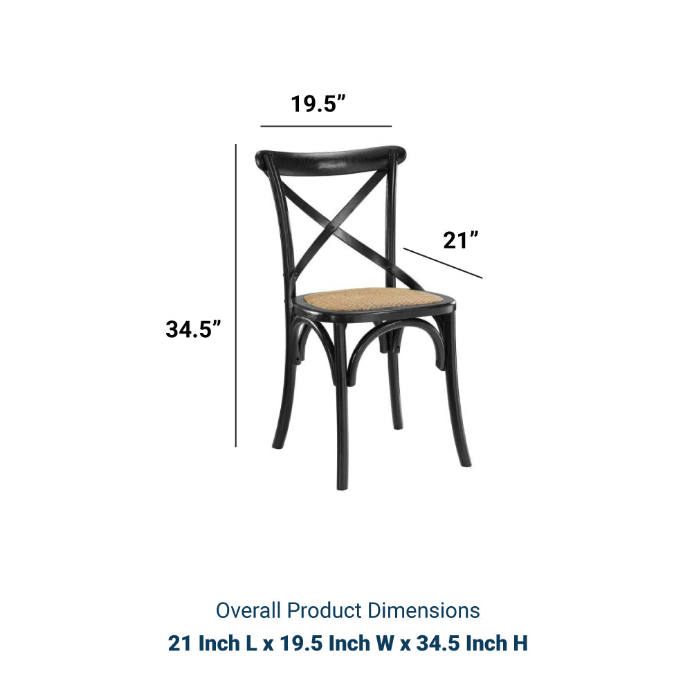 Modern Gear Dining Armless Side Chair - Leisure Tea - Breakfast Chair - BUILDMYPLACE