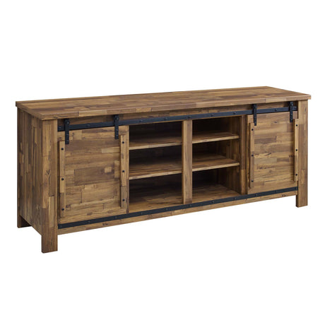 Rustic Sliding Cheshire 71" Dining Room Cabinet - Storage Buffet Table - BUILDMYPLACE
