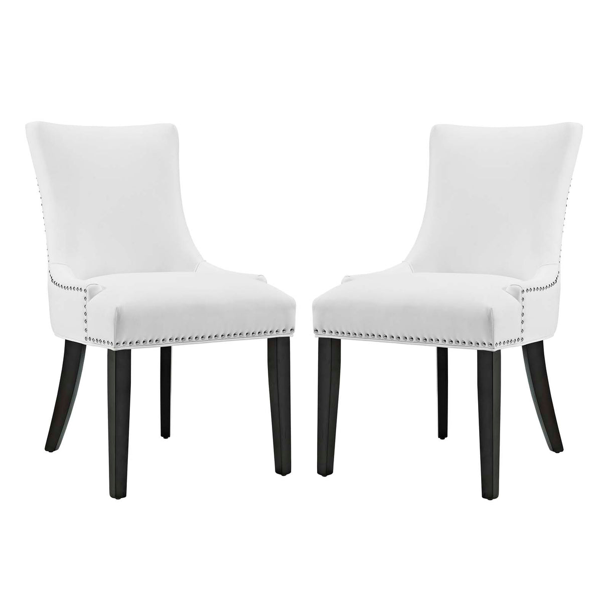 Modern Marquis Faux Leather Leisure Padded Dining Chair - Dining Table Set - BUILDMYPLACE
