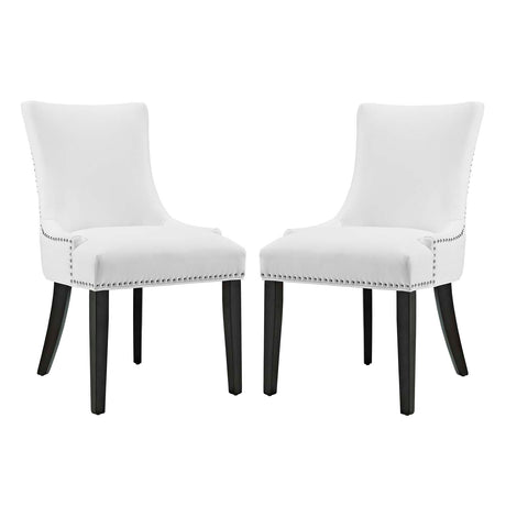 Modern Marquis Faux Leather Leisure Padded Dining Chair - Dining Table Set - BUILDMYPLACE