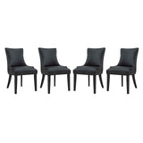 Modern Marquis Faux Leather Leisure Padded Dining Chair - Dining Table Set - BUILDMYPLACE