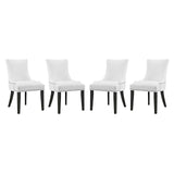 Modern Marquis Faux Leather Leisure Padded Dining Chair - Dining Table Set - BUILDMYPLACE