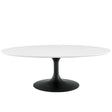 Lippa 48" Oval - Shaped Wood Top Coffee Table -  Dining Table - BUILDMYPLACE