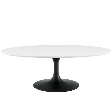 Lippa 48" Oval - Shaped Wood Top Coffee Table -  Dining Table - BUILDMYPLACE