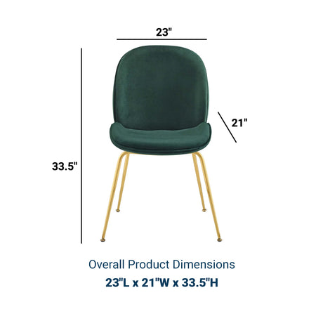 Performance Velvet Scoop Gold Stainless Steel Leg Dining Bar And Counter Stool - Counter Stools With Back - BUILDMYPLACE