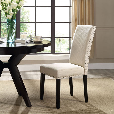 Parcel  Kitchen And Dining Side Chair - Living Room Fabric Dining Set - BUILDMYPLACE