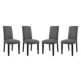 Parcel  Kitchen And Dining Side Chair - Living Room Fabric Dining Set - BUILDMYPLACE