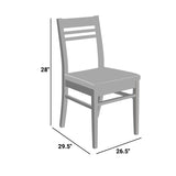 Riverside Outdoor Patio Aluminum Armless Chair