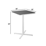 Raleigh Outdoor Patio Aluminum Bar Table