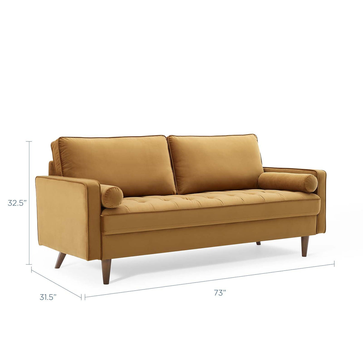 Valour Performance Velvet Sofa