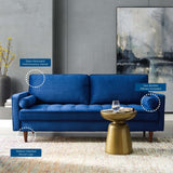 Valour Performance Velvet Sofa