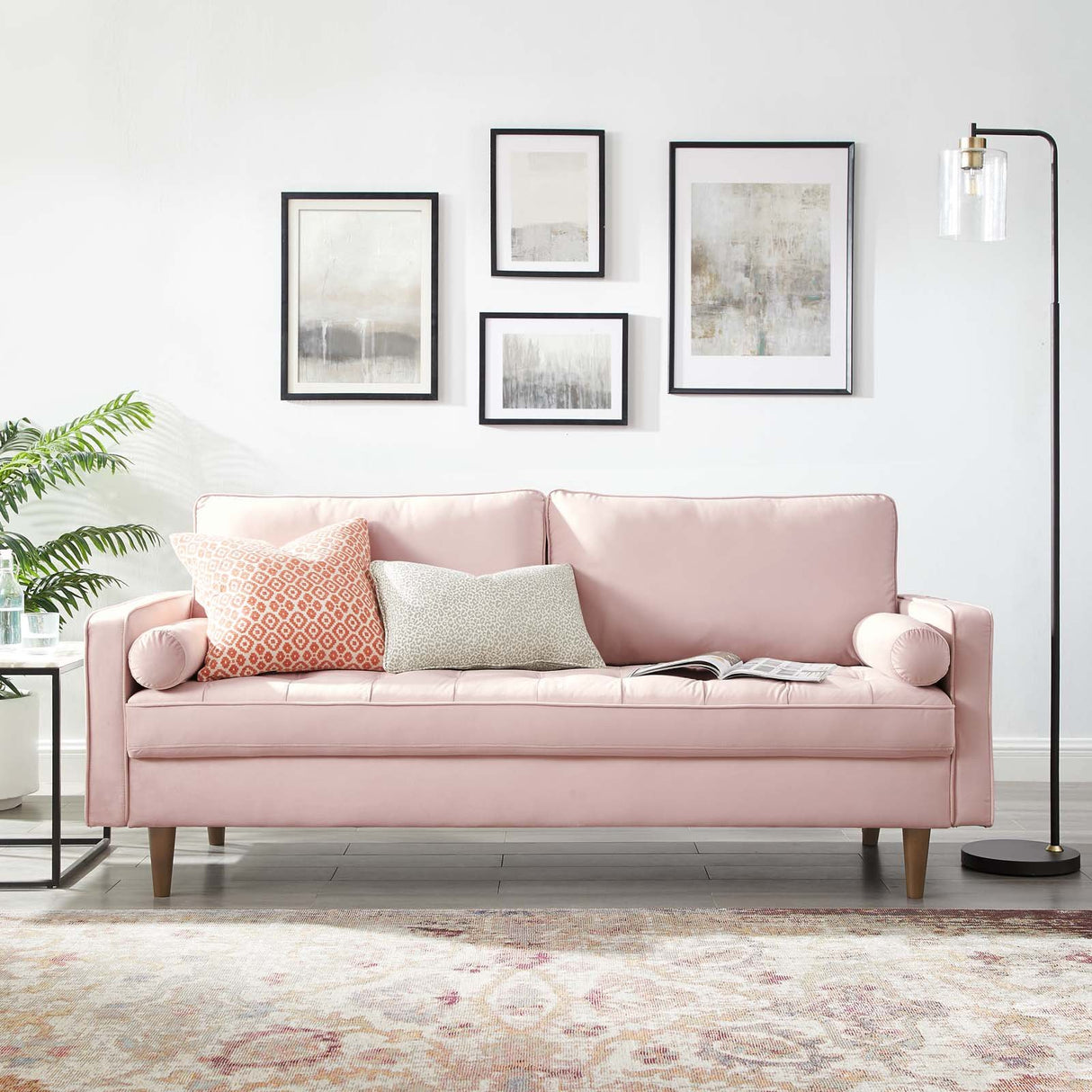 Valour Performance Velvet Sofa