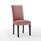 Parcel Performance Velvet Dining Side Chairs - Set of 2